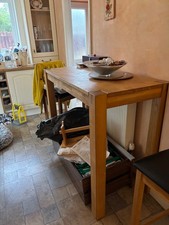 Solid oak breakfast for sale  NEWTON-LE-WILLOWS