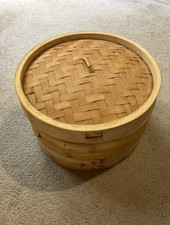 Layer bamboo steamer for sale  TRURO