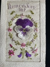 Wwi silk embroidered for sale  SIDMOUTH