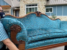Professionally reupholstered c for sale  Houston