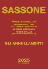 Catalogo sassone annullamenti usato  Italia