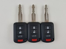 LOTE ORIGINAL DE 3 MITSUBISHI LANCER 16-17 CHAVE DE CABEÇA OEM MENOS ENTRADA CONTROLE REMOTO FOB EUA comprar usado  Enviando para Brazil