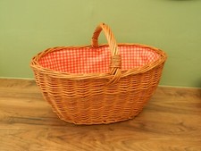 Wicker shopping basket for sale  ALTON