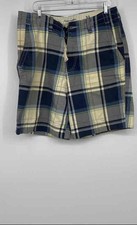 Bermuda Abercrombie & Fitch masculina multicolorida xadrez bolsos tamanho 32 comprar usado  Enviando para Brazil
