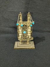 Antigo Suporte Judaica pequeno Sefer Torá em latão comprar usado  Enviando para Brazil