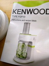 Kenwood spiralizer white for sale  HAVERFORDWEST