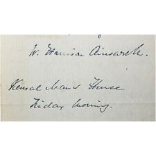 Autograph letter harrison for sale  Essex