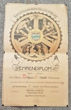 Seltenes ehrendiplom bayerisch gebraucht kaufen  Pforzheim