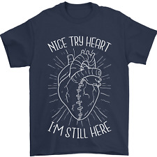 Camiseta para hombre Heart Attack Recovery Survivor 100 % algodón segunda mano  Embacar hacia Mexico