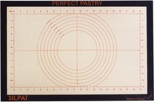 Tapete de estação de trabalho Silpat Perfect Pastry bancada de silicone antiaderente, 15-1/8" x comprar usado  Enviando para Brazil