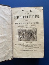 Vie prophètes réflexions d'occasion  Saint-Paterne-Racan