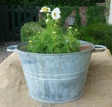 Galvanised metal bath for sale  BRIDGNORTH