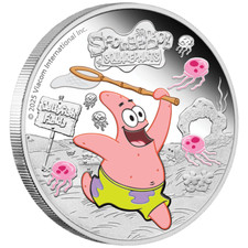 Silbermünze spongebob schwamm gebraucht kaufen  Erftstadt