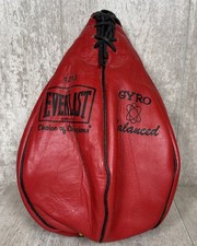 Bolsa de pancadas vintage EVERLAST Speed #4213 couro genuíno "giroscópio equilibrado" vermelha comprar usado Bolsa de pancadas vintage EVERLAST Speed #4213 couro genuíno "giroscópio equilibrado" vermelha comprar usado  Enviando para Brazil