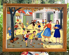 Superbe ancienne affiche d'occasion  Saint-Brieuc