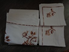 Drap ancien brodé d'occasion  Bruz