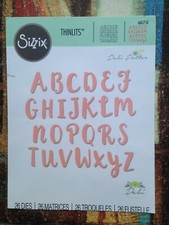 Sizzix thinlits alphabet for sale  BALDOCK