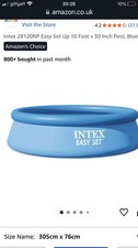 Intex paddling pool for sale  MALMESBURY