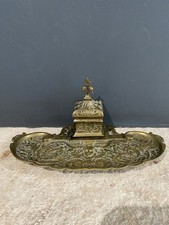 Antique brass inkwell d'occasion  Expédié en Belgium