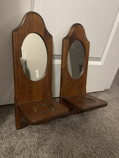 Wooden mirrored candle for sale  Avon