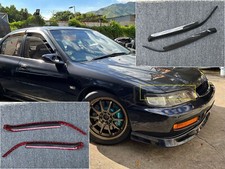 Farol de sobrancelha pálpebra sobrancelha fibra de carbono real para Honda Accord 1994 97 comprar usado  Enviando para Brazil
