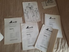 Cartamodelli marfy introvabili usato  Messina