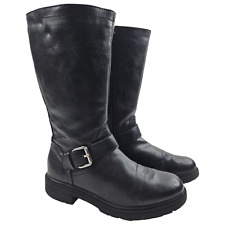 Womens black faux for sale  WARRINGTON