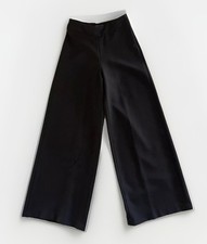 Calça social Abbey Glass 4 preta perna larga carreira pequena comprar usado  Enviando para Brazil