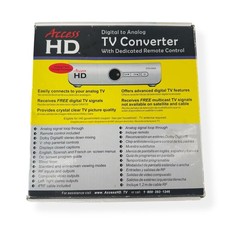 Conversor de TV digital para analógica Access HD com controle remoto dedicado DTA 1020A, usado comprar usado Conversor de TV digital para analógica Access HD com controle remoto dedicado DTA 1020A, usado comprar usado  Enviando para Brazil