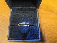 Solitär ring 585 gebraucht kaufen  Troisdorf