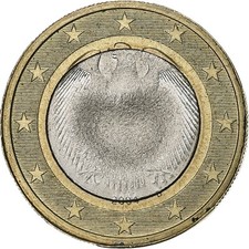 Deutschland, 1 Euro, error split core, 2004, Munich, Bi-Metallic, VZ comprar usado  Enviando para Brazil
