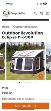 Outdoor revolution eclipse for sale  ALFRETON