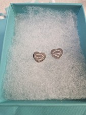 Tiffany heart earrings for sale  ROTHERHAM