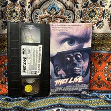 THEY LIVE VHS JOHN CARPENTER 1989 MCA HOME VIDEO RODDY PIPER comprar usado  Enviando para Brazil
