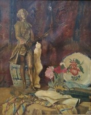 Antico dipinto natura usato  Boretto