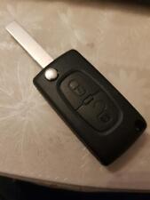 CHAVEIRO GENUÍNO CITROEN C2 C3 C4 C5 ETC (TIPO RF) 2 BOTÕES ALARME REMOTO FLIP SEM CORTES comprar usado  Enviando para Brazil