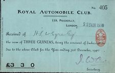 1910 royal automobile for sale  DUNDEE