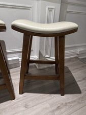 Cream leather wood for sale  Brooklyn