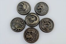 Conjunto de 6 moedas Ninja Ninjetti Weathered Power feitas para cosplay Legacy Morpher Prop, usado comprar usado  Enviando para Brazil
