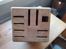 Messerblock holz massiv gebraucht kaufen  Wiesbaden