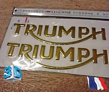 Autocollant triumph chrome d'occasion  Bernay