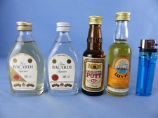 Lot mignonnettes rhum d'occasion  Alsting