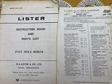 Lister post hole for sale  HITCHIN