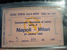 Biglietto ticket calcio usato  Casandrino
