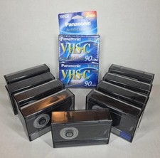 2 novos cassetes de vídeo compactos Panasonic VHS-C TC-30 e 9 usados TDK comprar usado  Enviando para Brazil