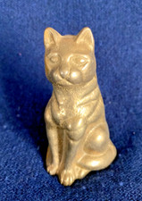 Katze messing bronze gebraucht kaufen  Dresden