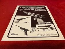 Pgun6 advert 11x8 for sale  UK