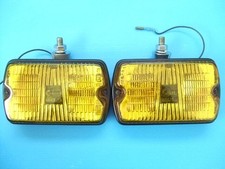 Soberbo Cibie35 luzes de neblina quadradas carro antigo corpo preto amarelo lente mini Shibie Toyot, usado comprar usado  Enviando para Brazil