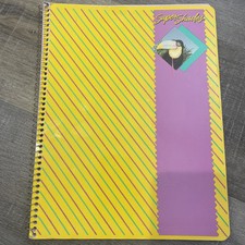 Antigo Caderno Espiral Super Tons Hidromel Papel Rosa Tucano Governado pela Faculdade 1987 LEIA comprar usado  Enviando para Brazil