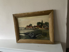 Naive antique oil for sale  LEICESTER